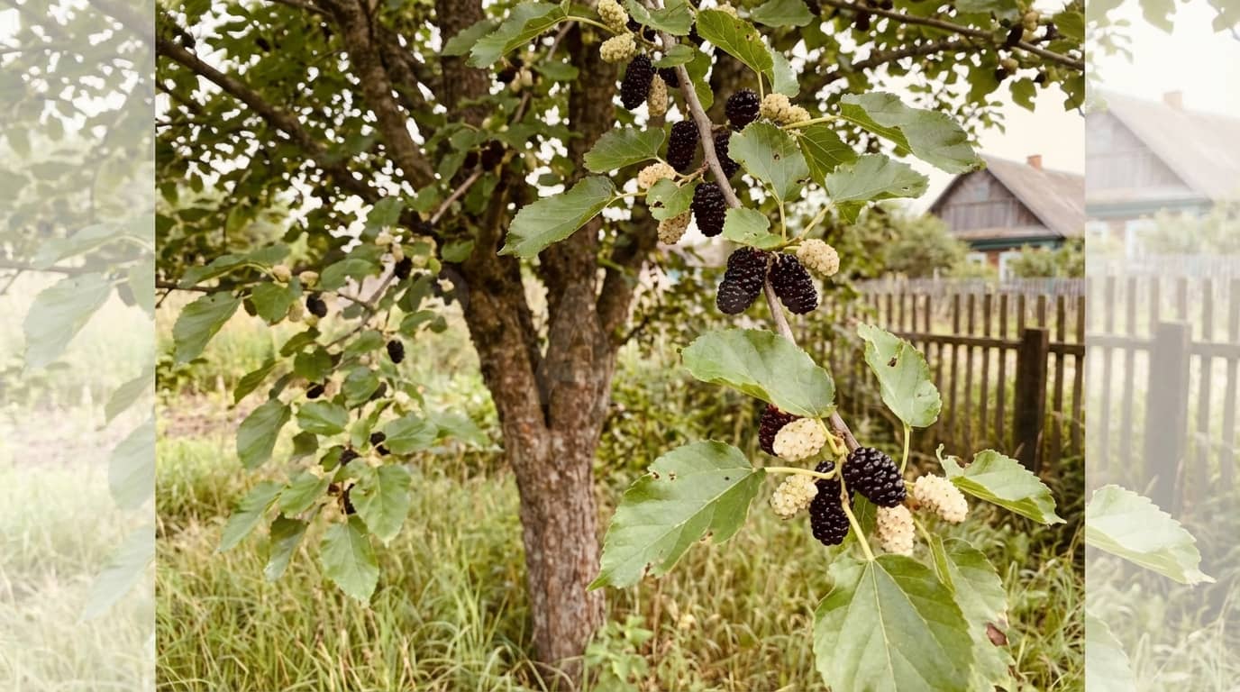 Шовковиця Інь-Янь у дворі
